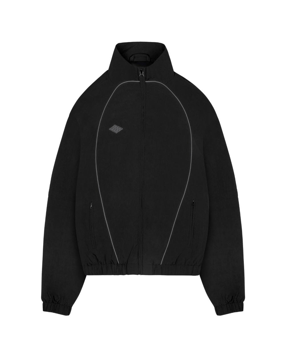 Rhombus Track Jacket Black