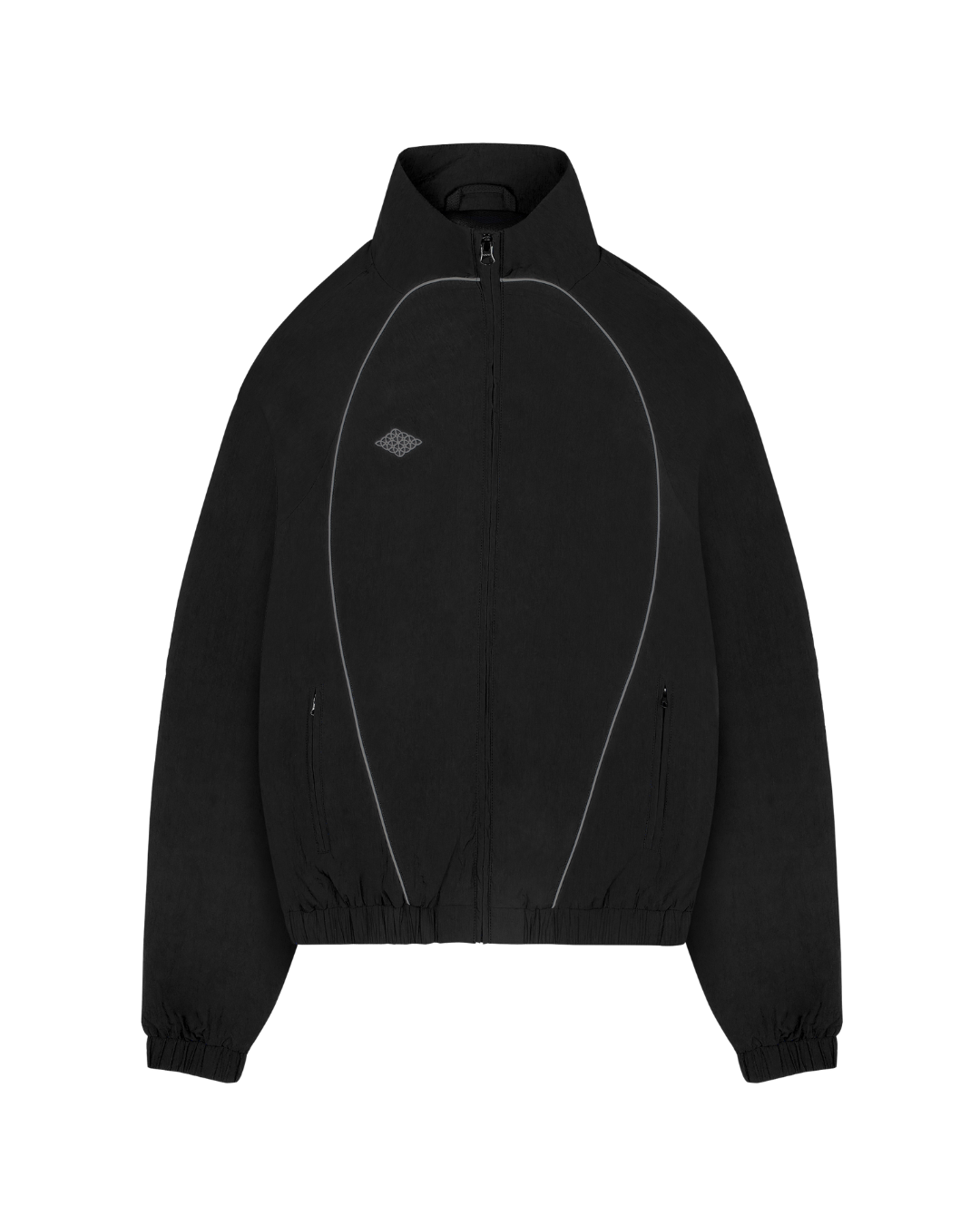 Rhombus Track Jacket Black