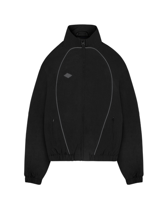 Rhombus Track Jacket Black
