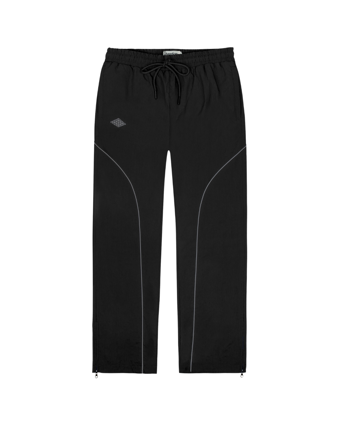 Rhombus Track Pants Black