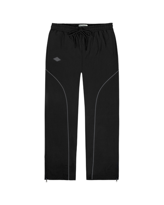 Rhombus Track Pants Black