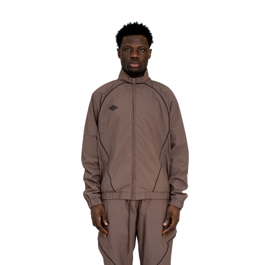 Rhombus Track Jacket Cocoa