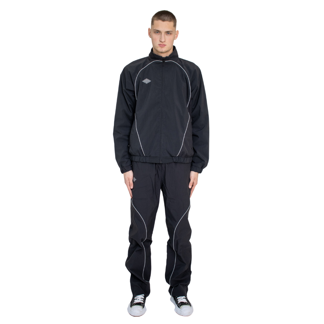 Rhombus Track Pants Black