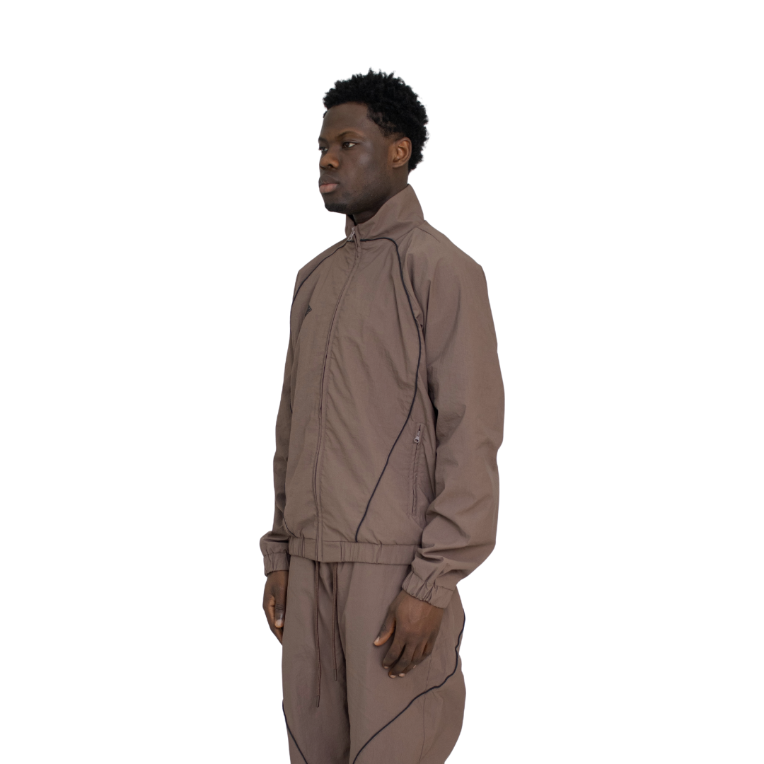 Rhombus Track Jacket Cocoa