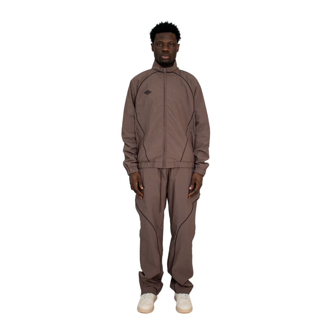 Rhombus Track Pants Cocoa