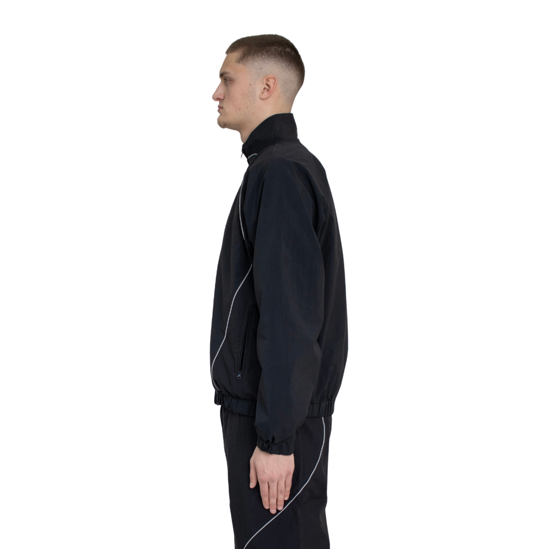 Rhombus Track Jacket Black
