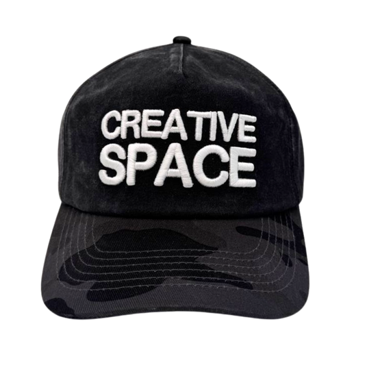 Creative Space Cap Black Camo