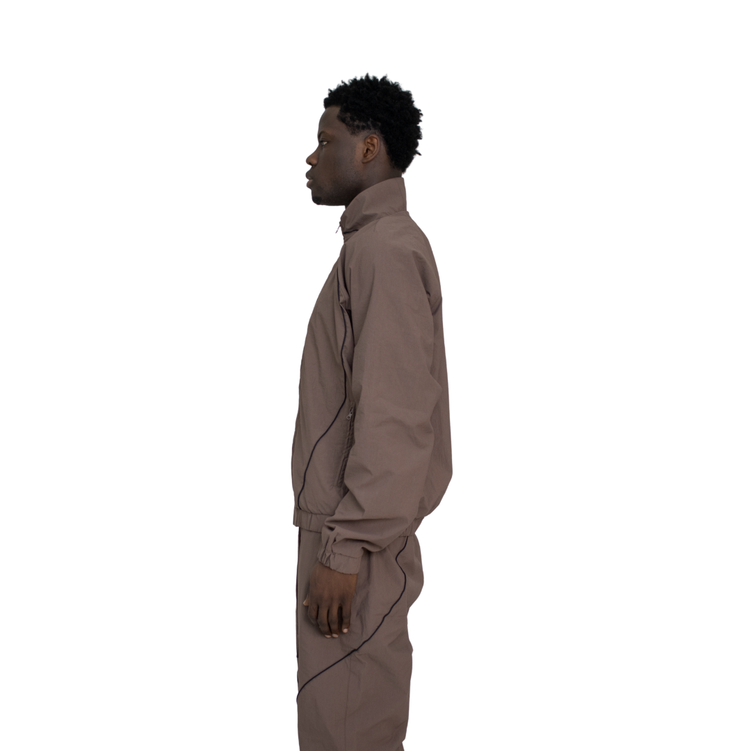 Rhombus Track Jacket Cocoa