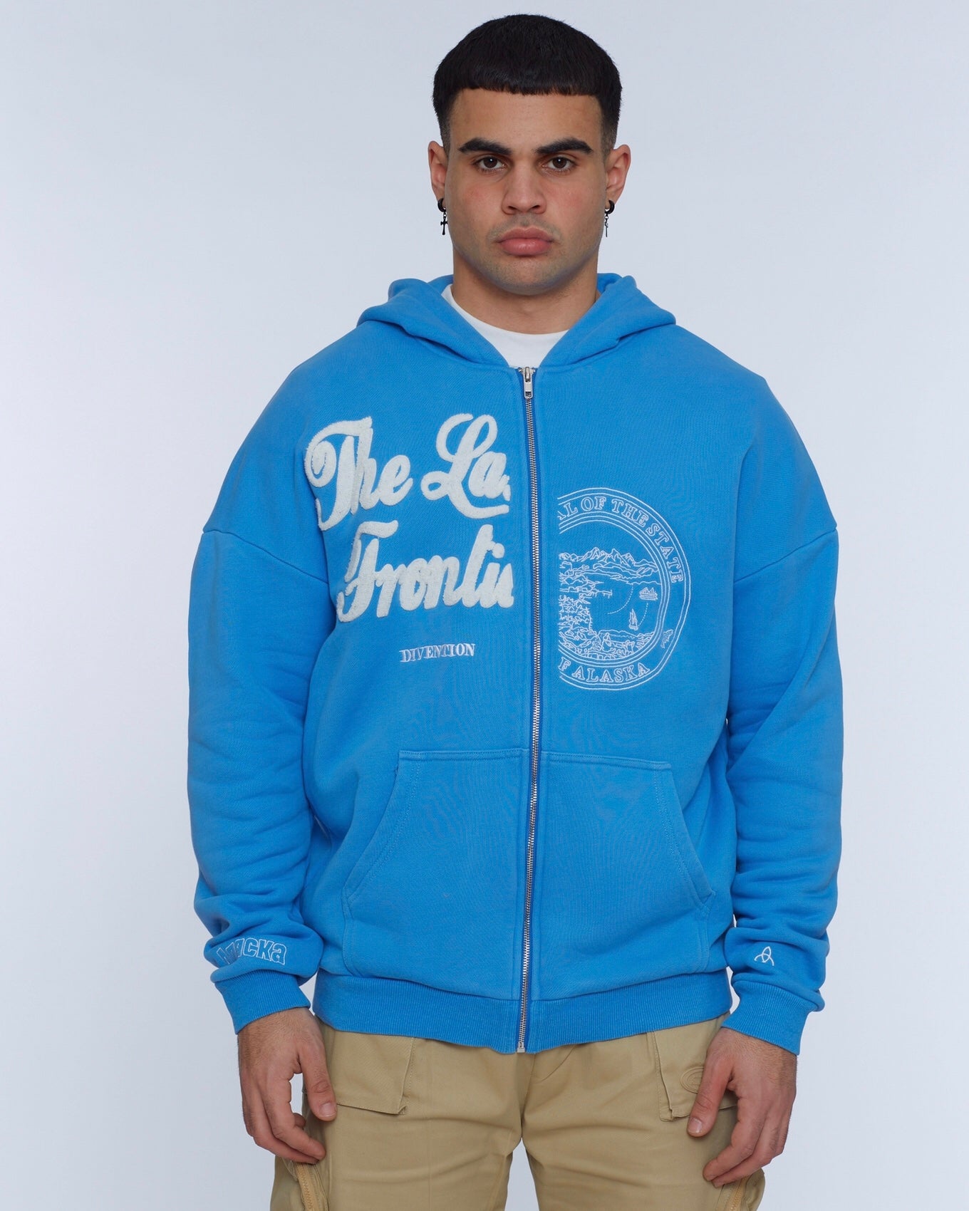 Alaska Zip-Hoodie Blue