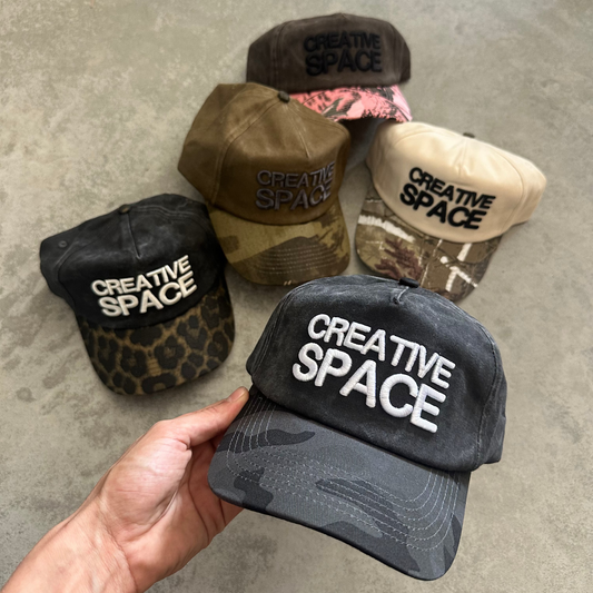 Creative Space Cap Black Camo