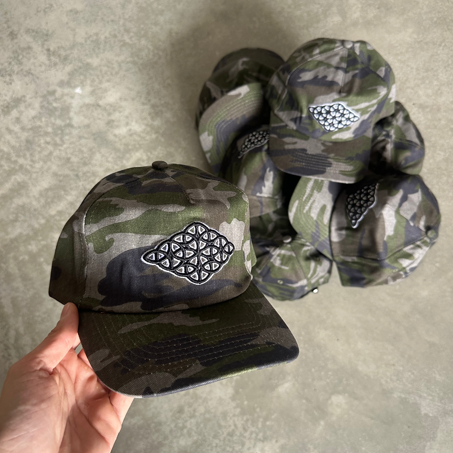 Rhombus Camo Cap