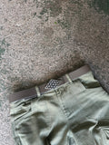 Rhombus Belt Ecru