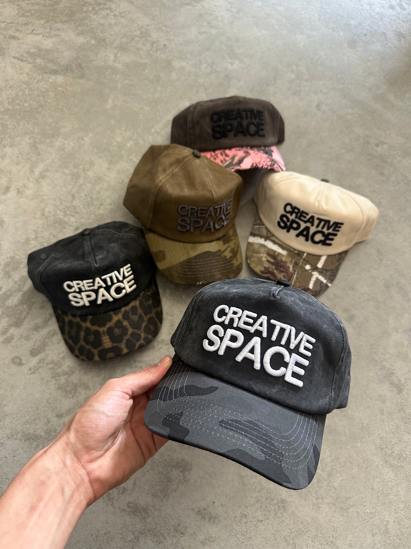 Creative Space Cap Black Camo